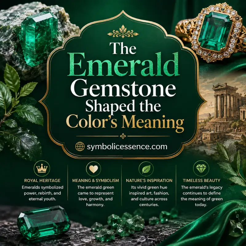 The Emerald Gemstone Shaped the Color's Meaning