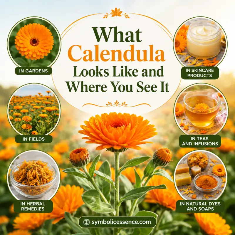What Calendula Looks Like and Where You See It