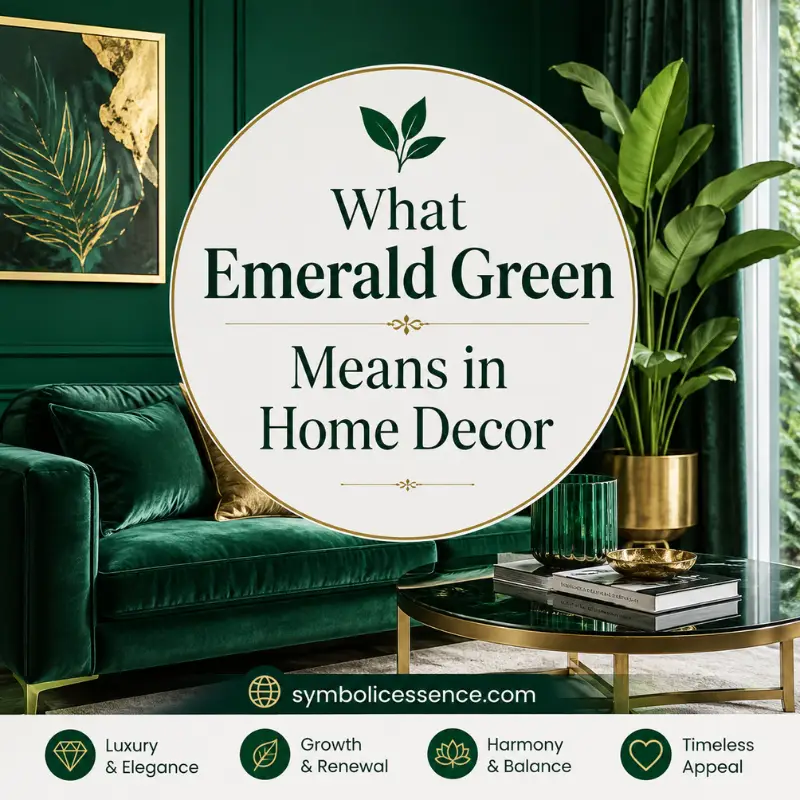 What Emerald Green Means in Home Decor