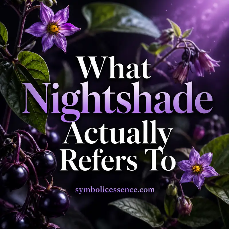What Nightshade Actually Refers To
