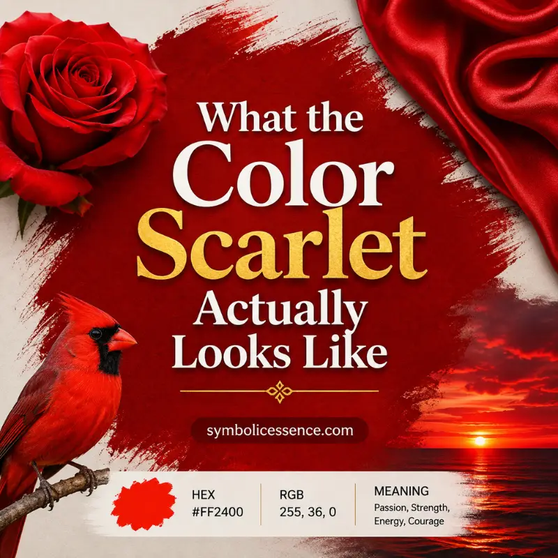 What the Color Scarlet Actually Looks Like