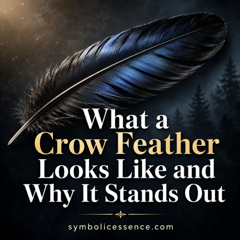 What a Crow Feather Looks Like and Why It Stands Out