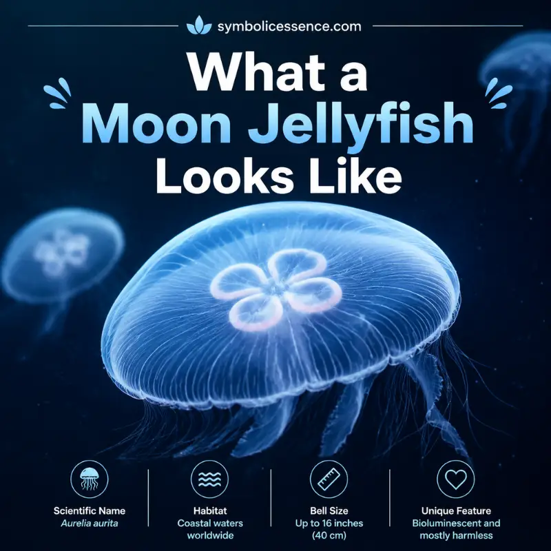 What a Moon Jellyfish Looks Like